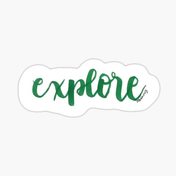 Explore Sticker