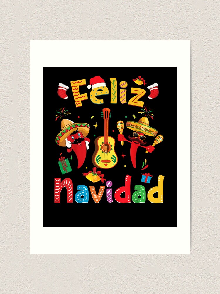 Feliz navidad, mexican christmas Greeting Card for Sale by Heba44