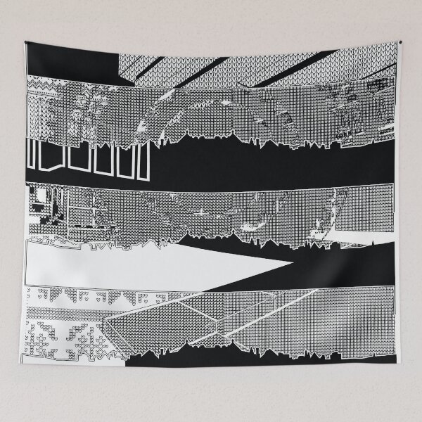 Item preview, Lothlorien. black and white designed and sold by Godzilla101.