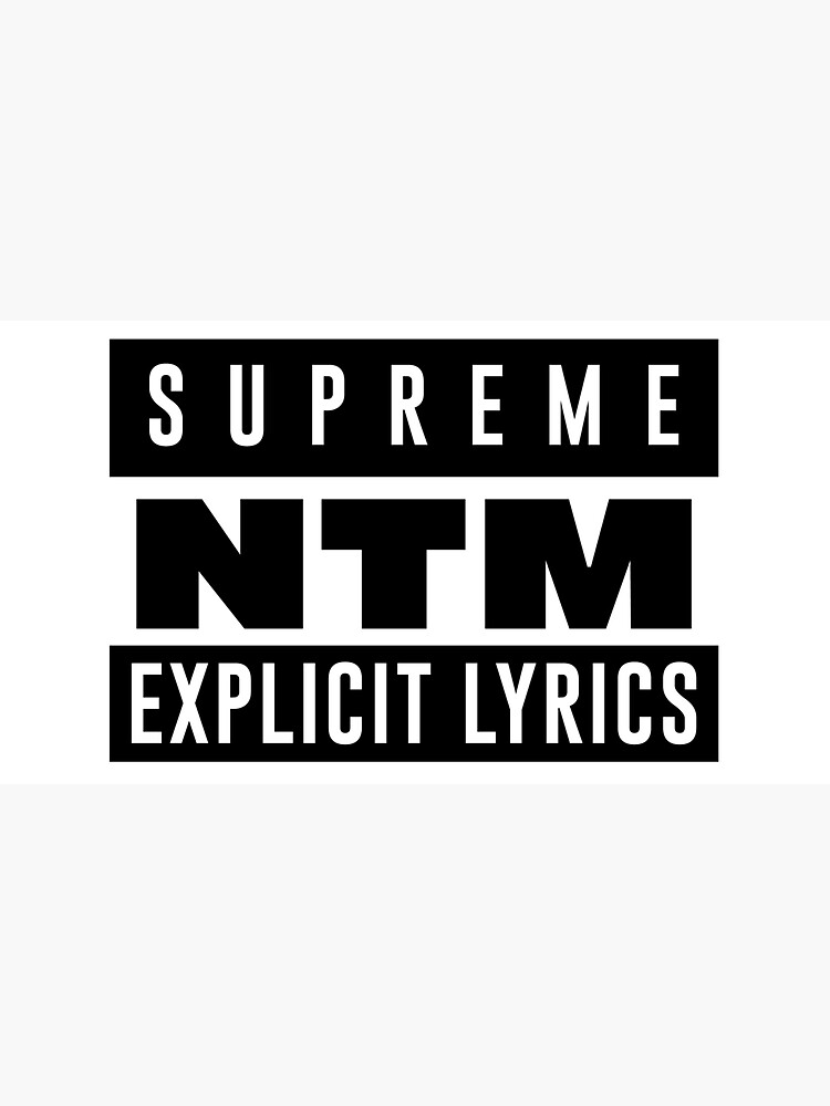 NTM Hip Hop RAP Francais Nique ta Mere  Sticker for Sale by