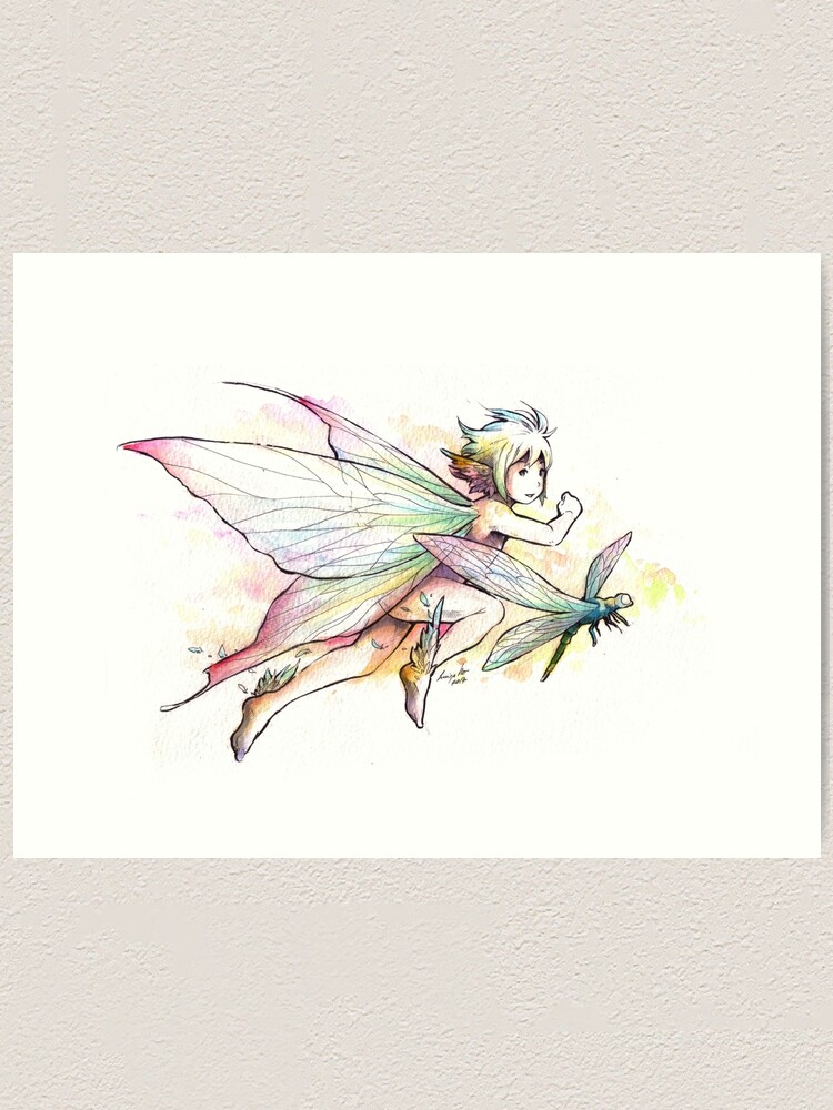 Alternate view of The Swift Fairy Art Print