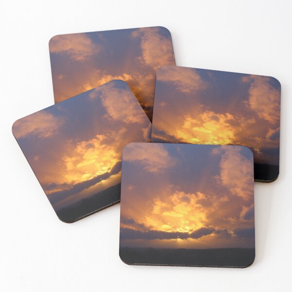 Item preview, Clouds and sun designed and sold by DevonWallArt.
