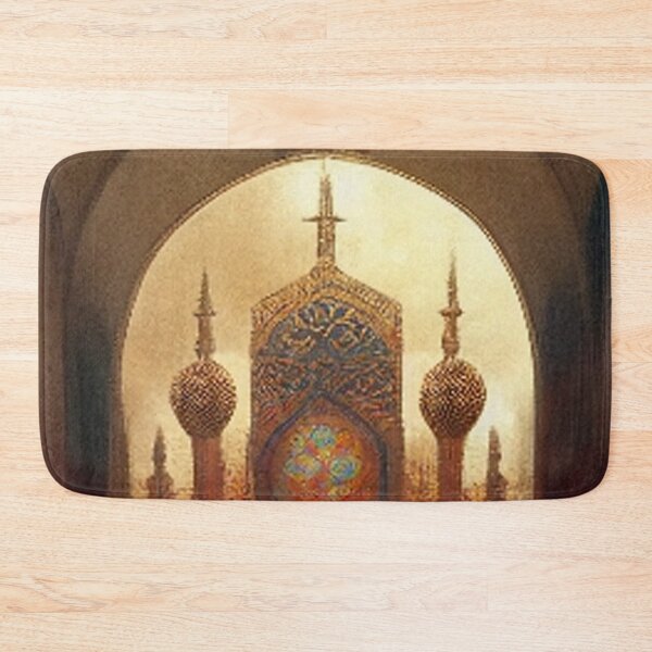 Item preview, Painting of Al-Hamra Palace /castle and ancient Arab Islamic architecture designed and sold by MaissaArt.