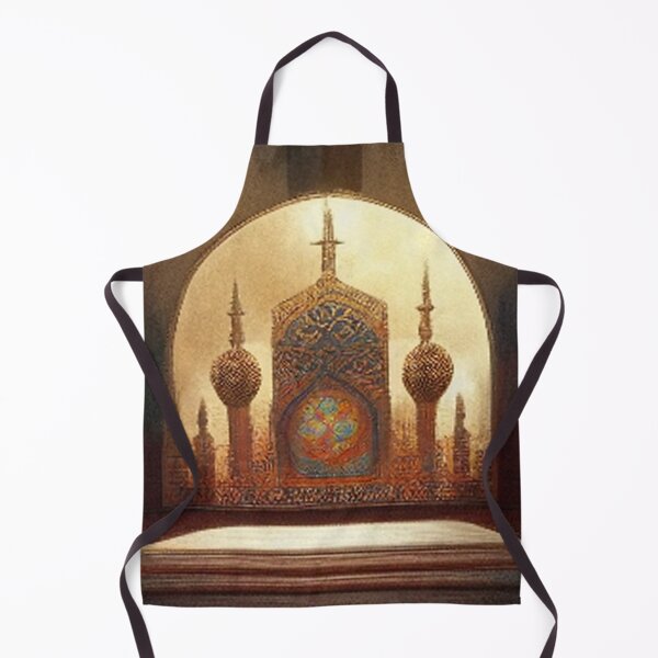 Item preview, Painting of Al-Hamra Palace /castle and ancient Arab Islamic architecture designed and sold by MaissaArt.