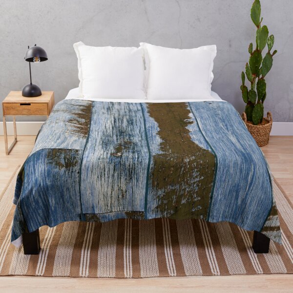 Item preview, Blue And Chocolate Brown Vintage Reclaimed Wooden Boards designed and sold by DEC02.
