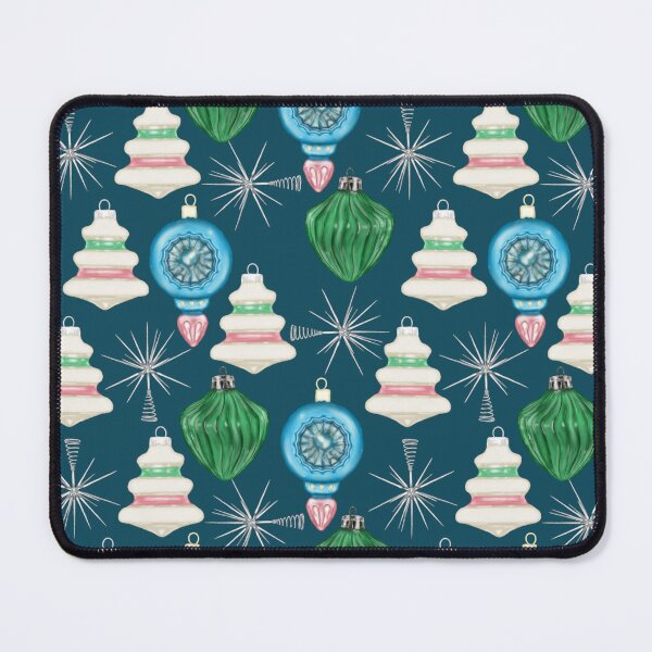 Item preview, Vintage Glass Ornaments - Teal Blue designed and sold by HB Loves Crafts.