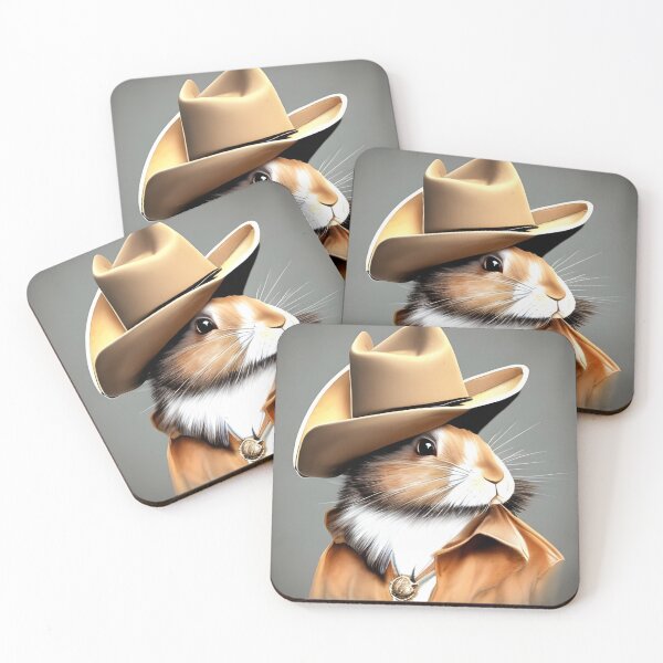 Item preview, Conejo divertido con un sombrero de vaquero designed and sold by The Love Quill.