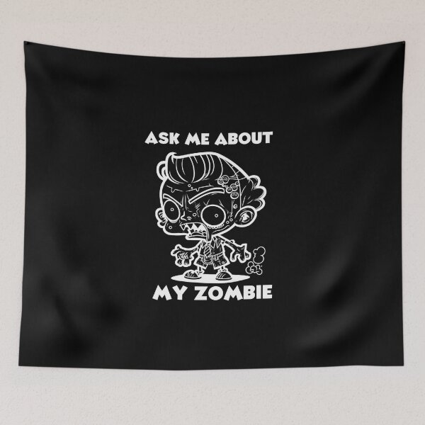 Item preview, Ask Me About My Zombie designed and sold by Akimatax ✯✯✯✯✯.