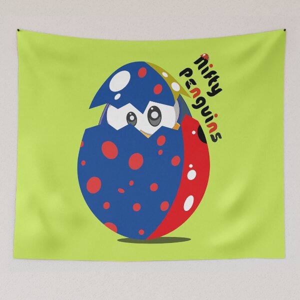 Item preview, Penguins in Colorful Eggshells - Collection N. 21 designed and sold by NiftyPenguins.