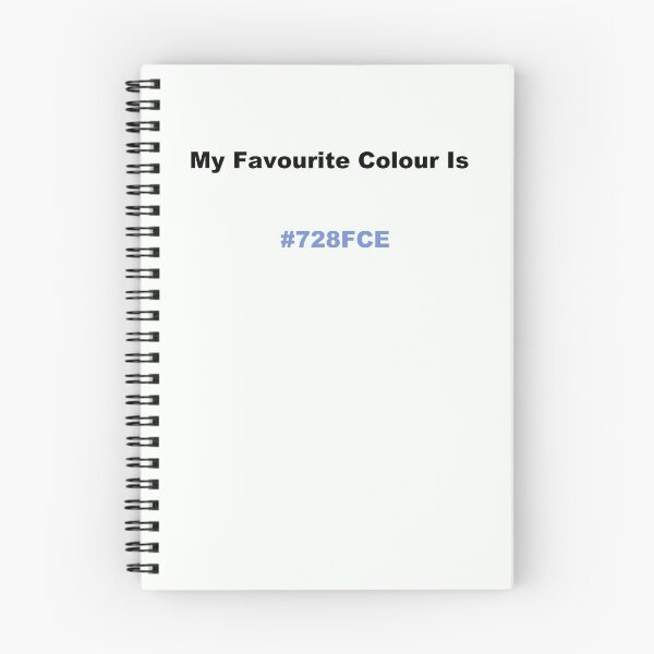 Item preview, My Favourite Colour Is #728FCE designed and sold by kiippers.