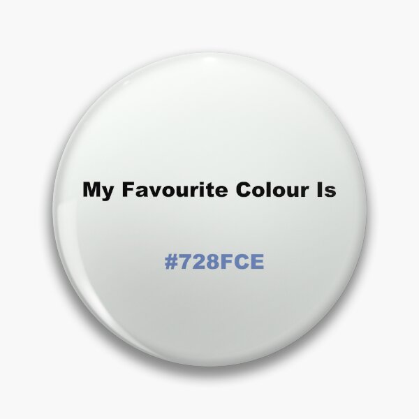 Item preview, My Favourite Colour Is #728FCE designed and sold by kiippers.