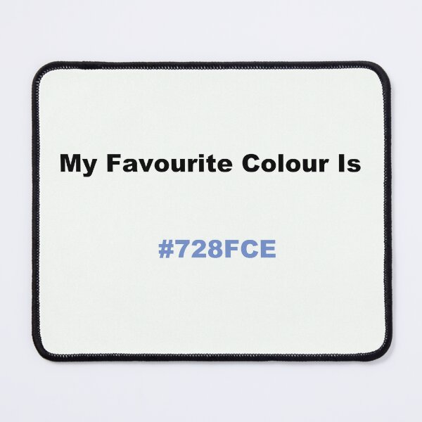 Item preview, My Favourite Colour Is #728FCE designed and sold by kiippers.