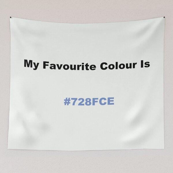 Item preview, My Favourite Colour Is #728FCE designed and sold by kiippers.
