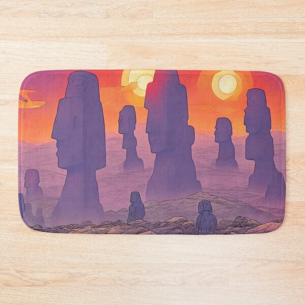 Item preview, Moai and Double Sunset at Valparadiso designed and sold by Parco-Mizzo.