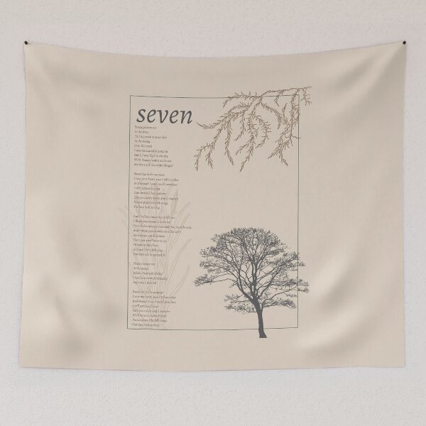 Item preview, seven lyrics designed and sold by Moth and Match.