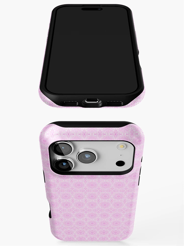 Thumbnail 3 of 4, iPhone Case, Pink paradise pattern designed and sold by Work of art Shop.