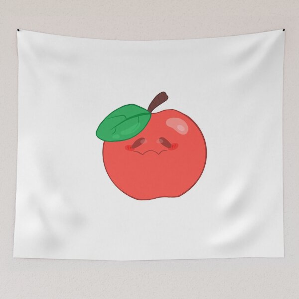Item preview, Apple face kawaii red  designed and sold by Beano Supremo.