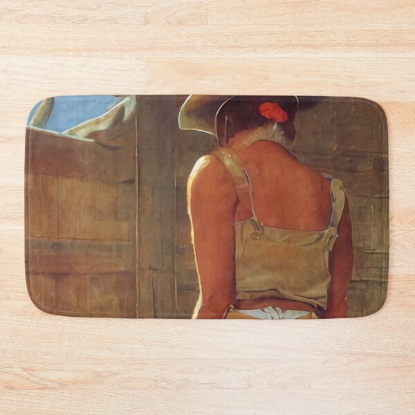 Item preview, Cowgirl Getting Ready for the Day from the Rear/ a Texas Gal designed and sold by No1Equestrian.