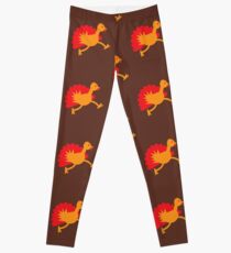 Thanksgiving Turkey on the RUN! Leggings