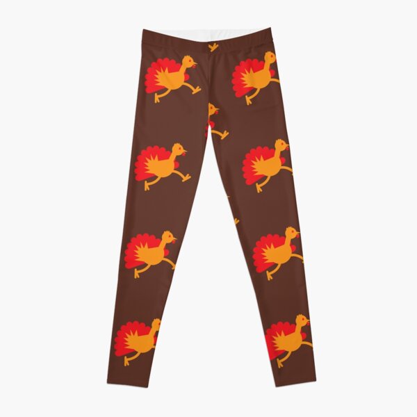 Thanksgiving Turkey on the RUN! Leggings