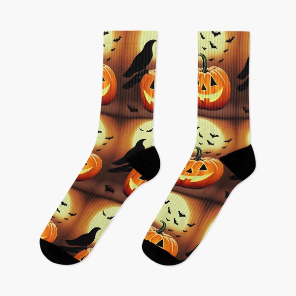 Item preview, Halloween pumpkin and crow designed and sold by The Love Quill.