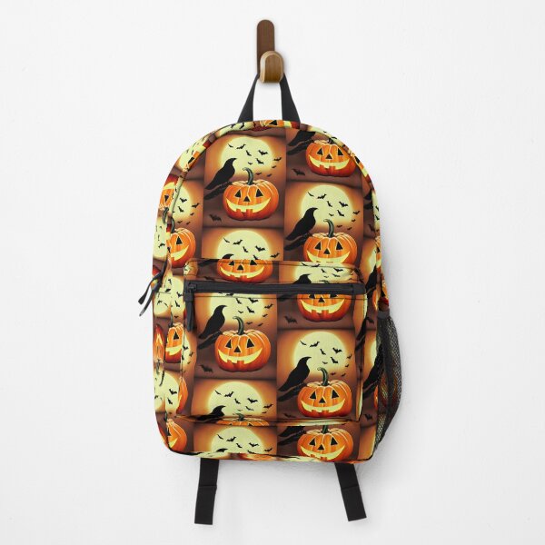 Item preview, Halloween pumpkin and crow designed and sold by The Love Quill.