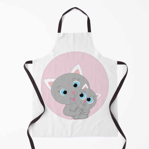 Item preview, mother cat lovingly licks kitten designed and sold by Ingahaliullina.