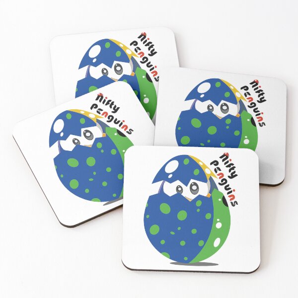 Item preview, Cute Penguins in Colorful Eggshells - Collection N. 22 designed and sold by NiftyPenguins.