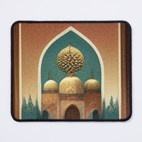 Item preview, Painting of Al-Hamra Palace /castle and ancient Arab Islamic architecture designed and sold by MaissaArt.