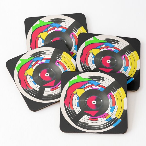 Item preview, Colorful Vinyl with Geometric Shapes designed and sold by Alex-JuJu.