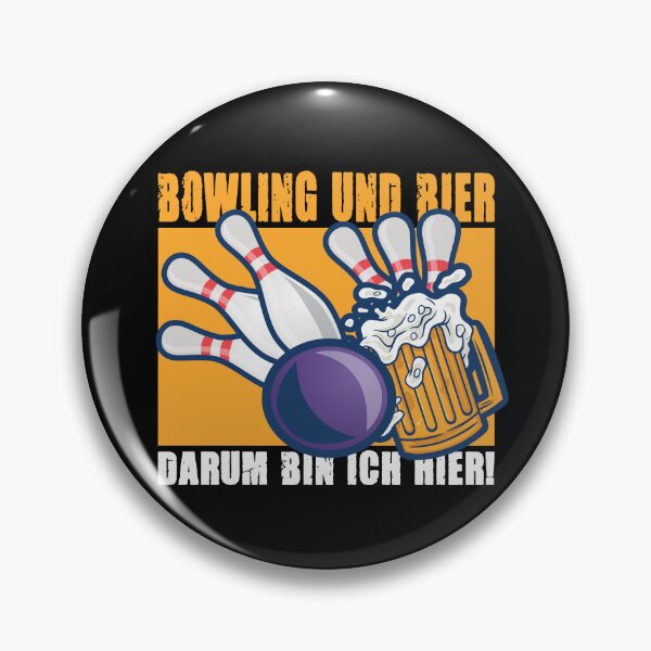 Item preview, Bowling And Beer That's Why I'm Bowling Here designed and sold by Shirtey.