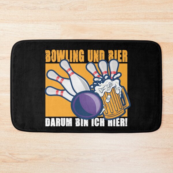 Item preview, Bowling And Beer That's Why I'm Bowling Here designed and sold by Shirtey.