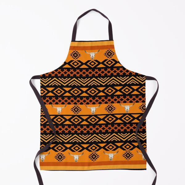 Item preview, Southwest Aztec Cow Scull In Shades Of Brown designed and sold by handsoftime2020.
