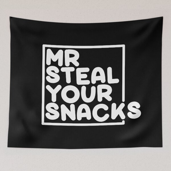 Aperçu de l'œuvre Mr Steal Your Snacks drôle merci de donner créée et vendue par Sadil.