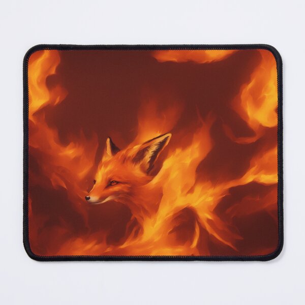Item preview, Fox Standing Strong in Flames Digital Art designed and sold by DesignerKin.