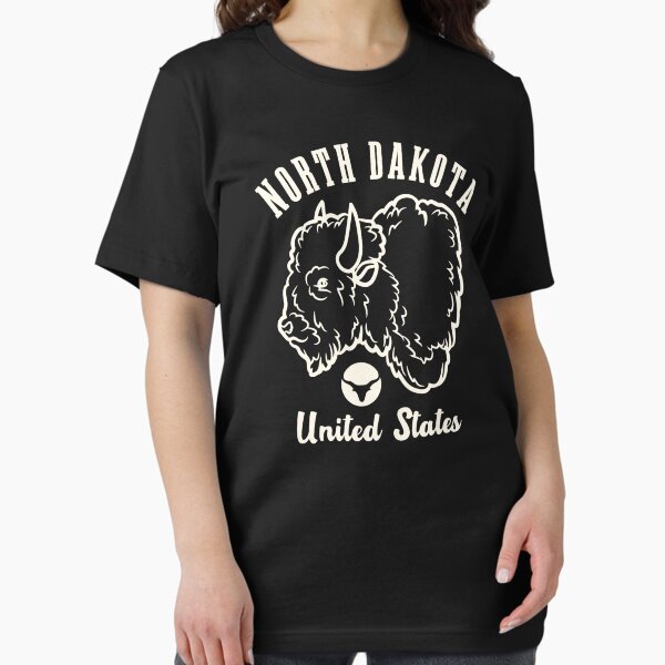 Item preview, Vintage-Style North Dakota United States Buffalo / Bison (Beige) designed and sold by WesternLocales.