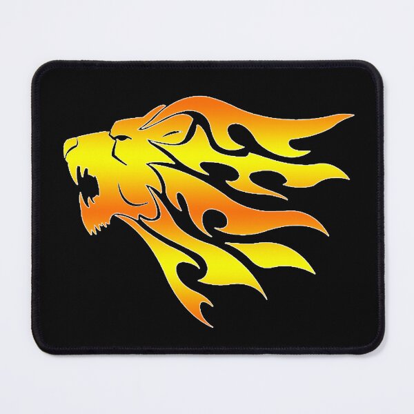 Item preview, lion face - scary lion face - golden lion designed and sold by mu-art.
