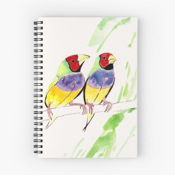 Item preview, Gouldian Finch Pair designed and sold by TASHHOFER.