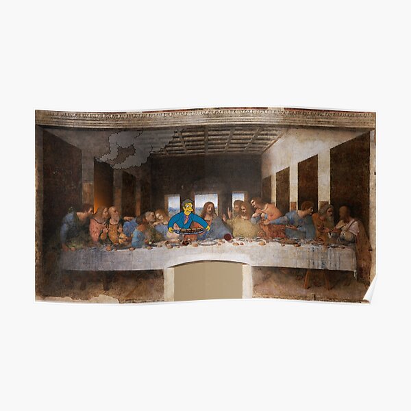 Leonardo da Vinci - The Unforgettable Luncheon Poster
