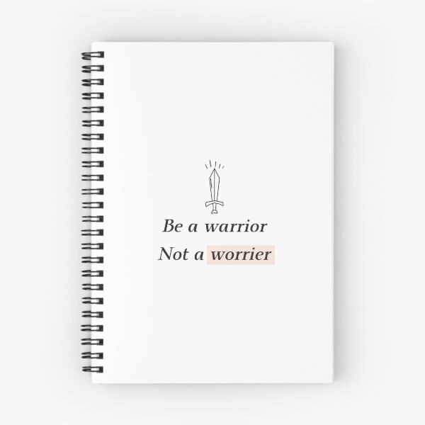 Item preview, Be a warrior Not a worrier designed and sold by CakmakShop.