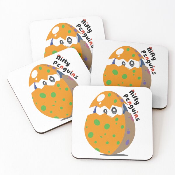 Item preview, Cute Penguins in Colorful Eggshells - Collection N. 23 designed and sold by NiftyPenguins.