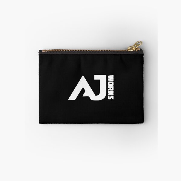 Item preview, AJ Works Logo - White Black - @aj_works1 designed and sold by AJ Works ..
