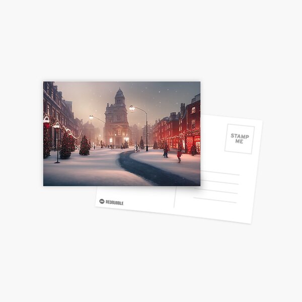 Item preview, London streets at Christmas designed and sold by DSAHART.