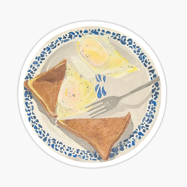 Eggs and Toast Sticker