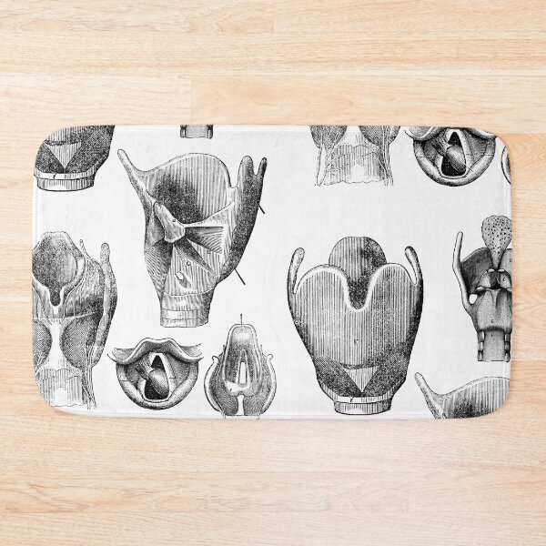 Item preview, Vintage human anatomy of the larynx  designed and sold by Preslava Genova.