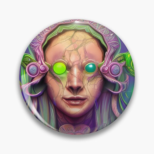 Item preview, Dosed in the Machine (4) - Trippy Psychedelic Sci Fi designed and sold by TheThirdEye.