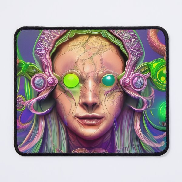Item preview, Dosed in the Machine (4) - Trippy Psychedelic Sci Fi designed and sold by TheThirdEye.