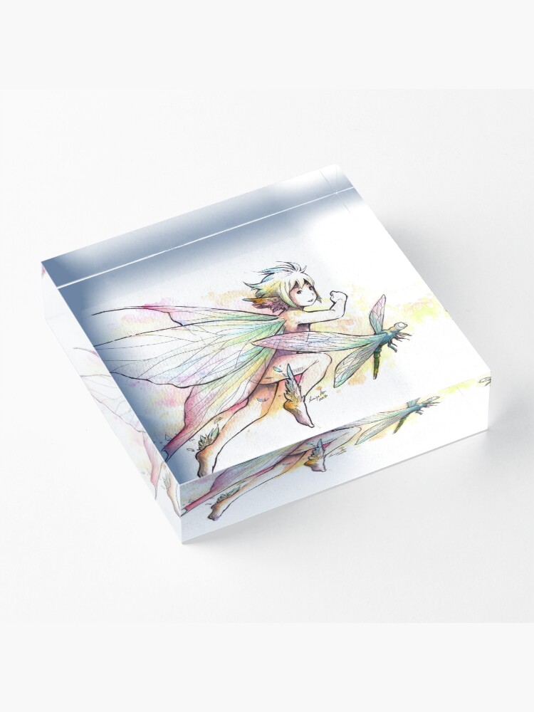 Alternate view of The Swift Fairy Acrylic Block