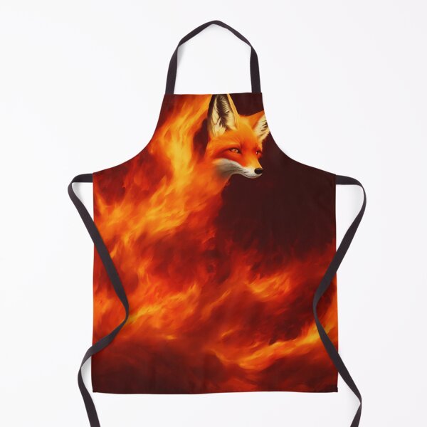 Item preview, Fox with a Body of Flames Digital Art designed and sold by DesignerKin.