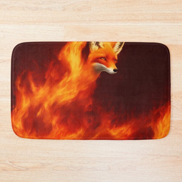 Item preview, Fox with a Body of Flames Digital Art designed and sold by DesignerKin.